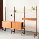 Freestanding wall unit by P. Cadovius, Denmark, 1960's