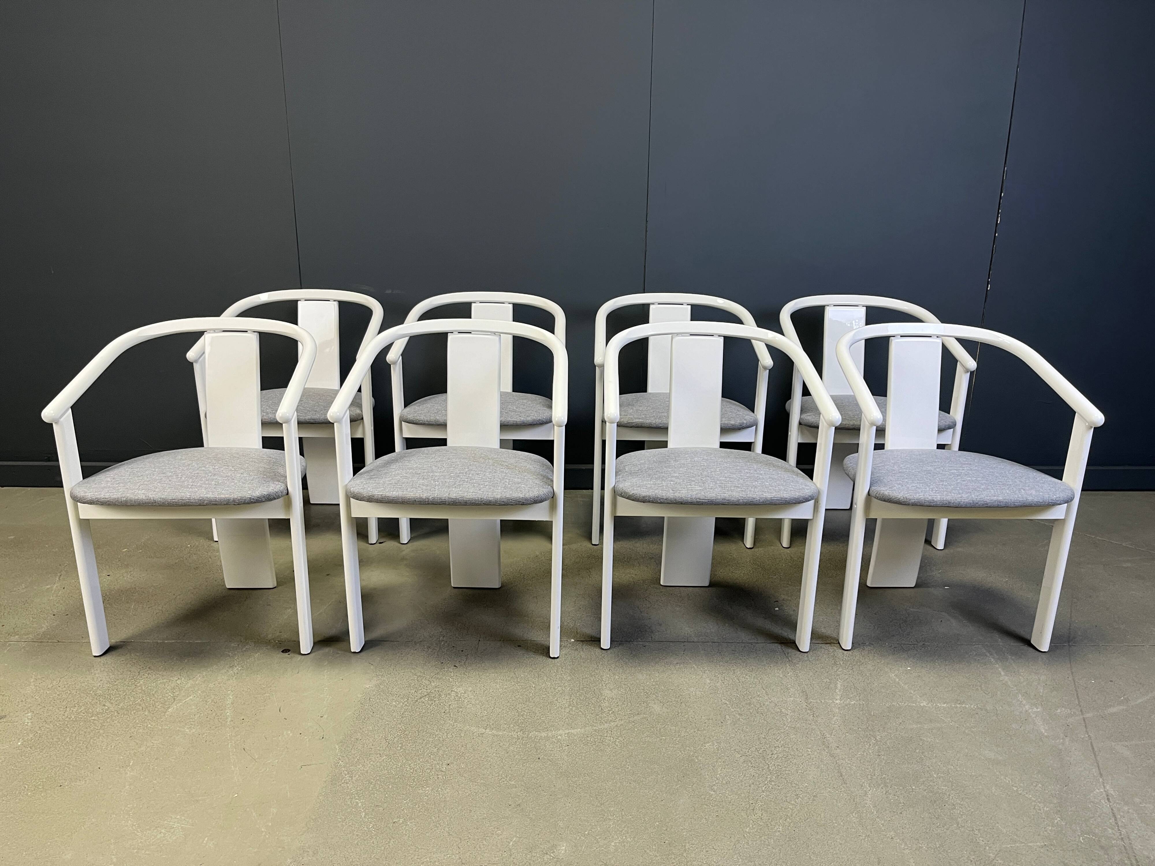 Post modern Spanish dining chairs, set of 8 - 1980s