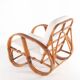 "Bretzel" armchair in rattan
