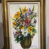 Oil painting Spring flowers