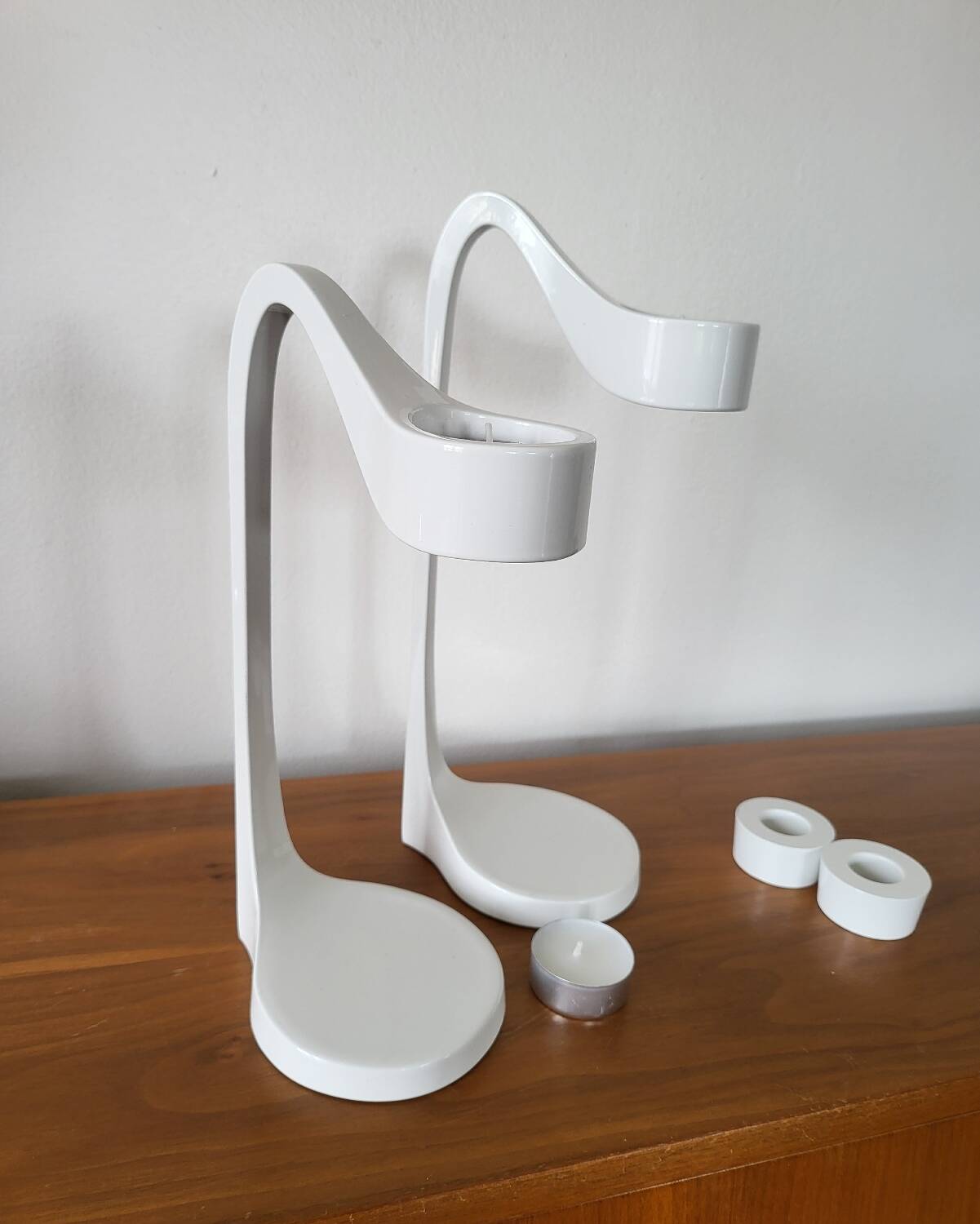 Pair of IKEA design candlesticks 90 Monika Mulder