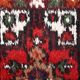 Vintage persian hamadan handmade carpet 1.3' x 2' (40cm x 61cm) 1970s, 1c760