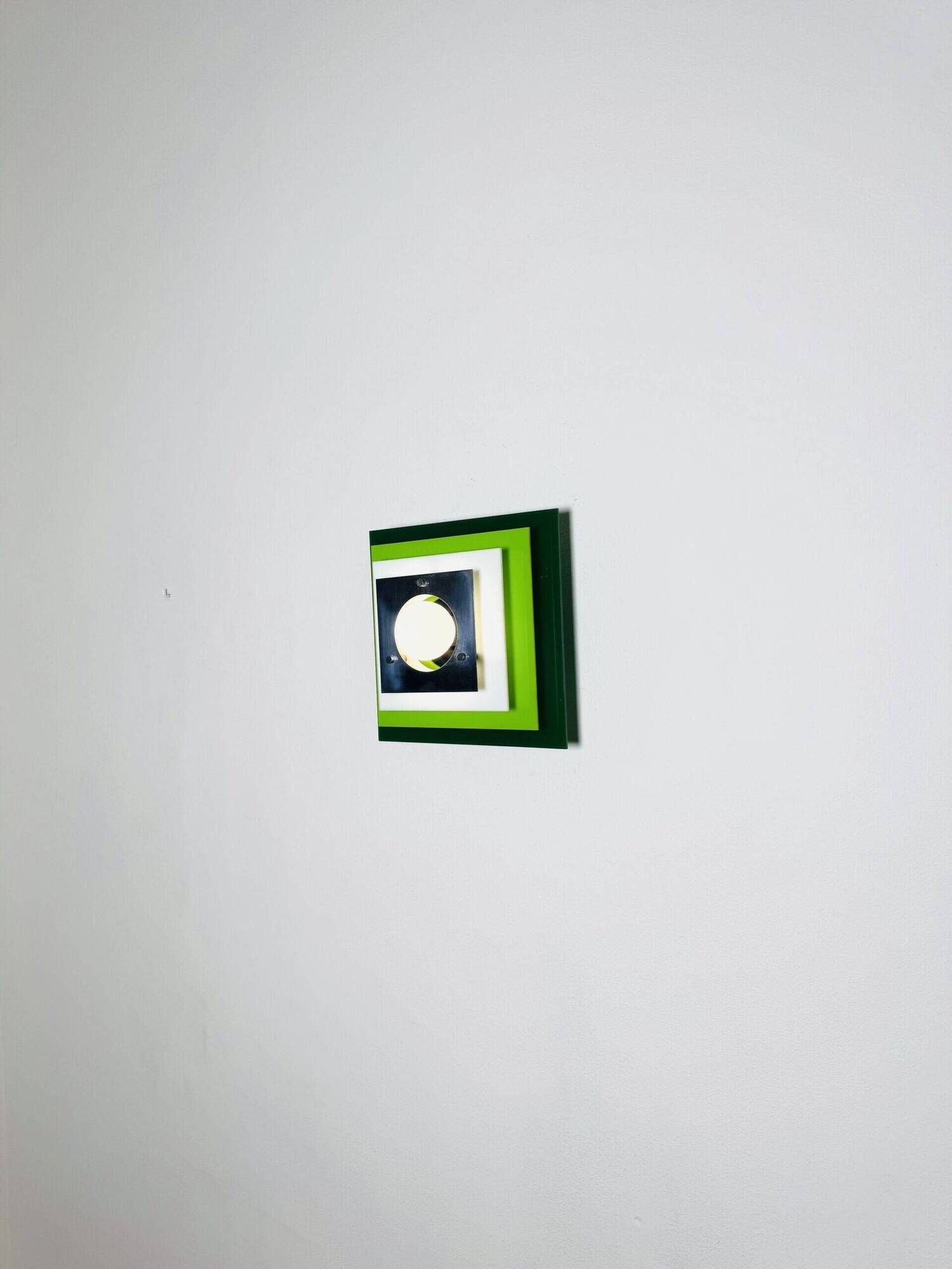 Pyramid Multi-Layered Wall Lamp By Hustadt Leuchten, Germany, 1970S