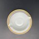 Limoges porcelain gravy boat with gold edging