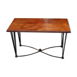 Table basse bois piétement