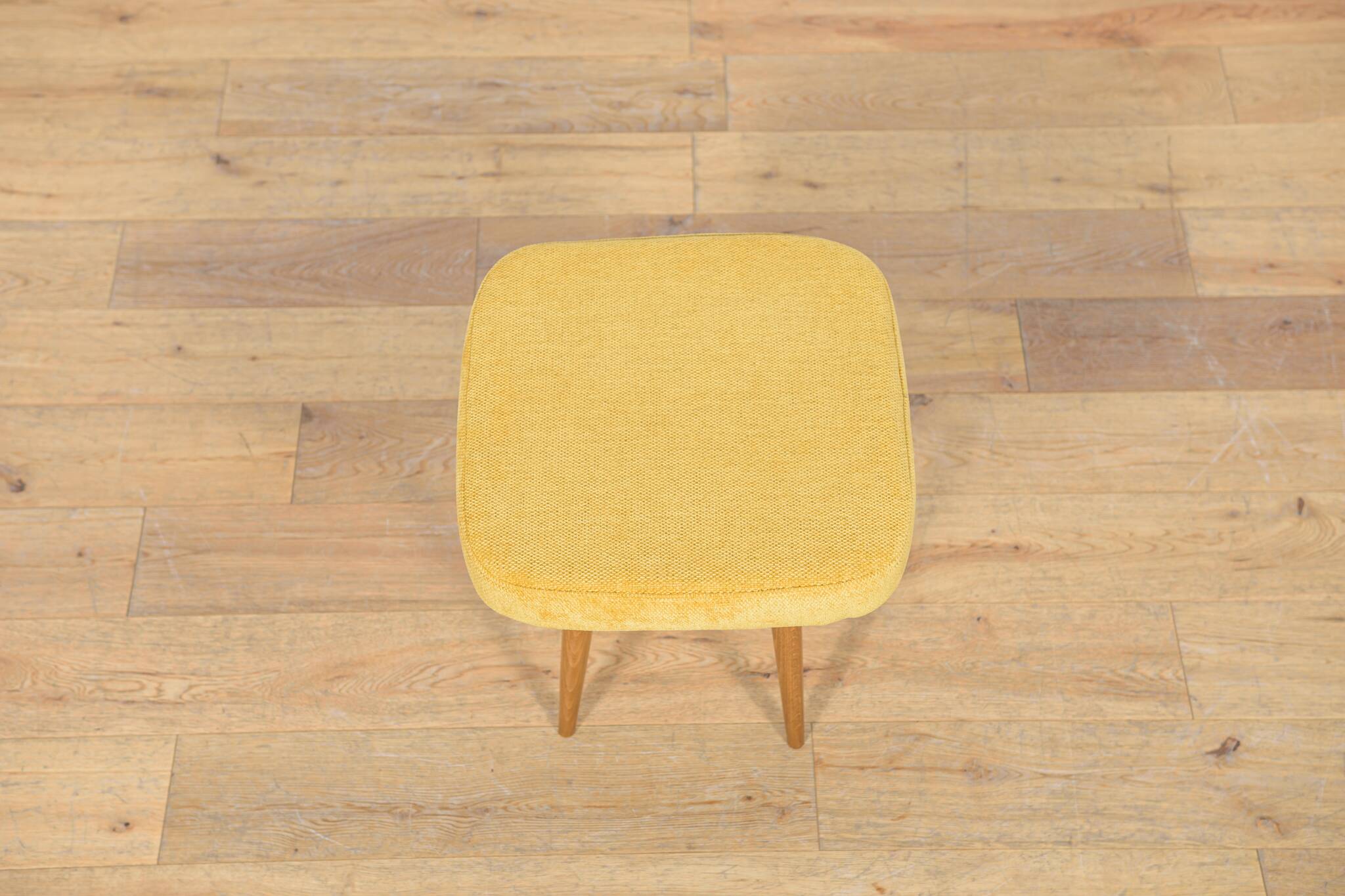 Mid-Century Teak Stool, Poland, 1970s