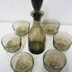 Tinted glass liquor service