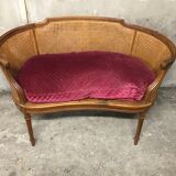 Sofa - Louis XVI cannage bench