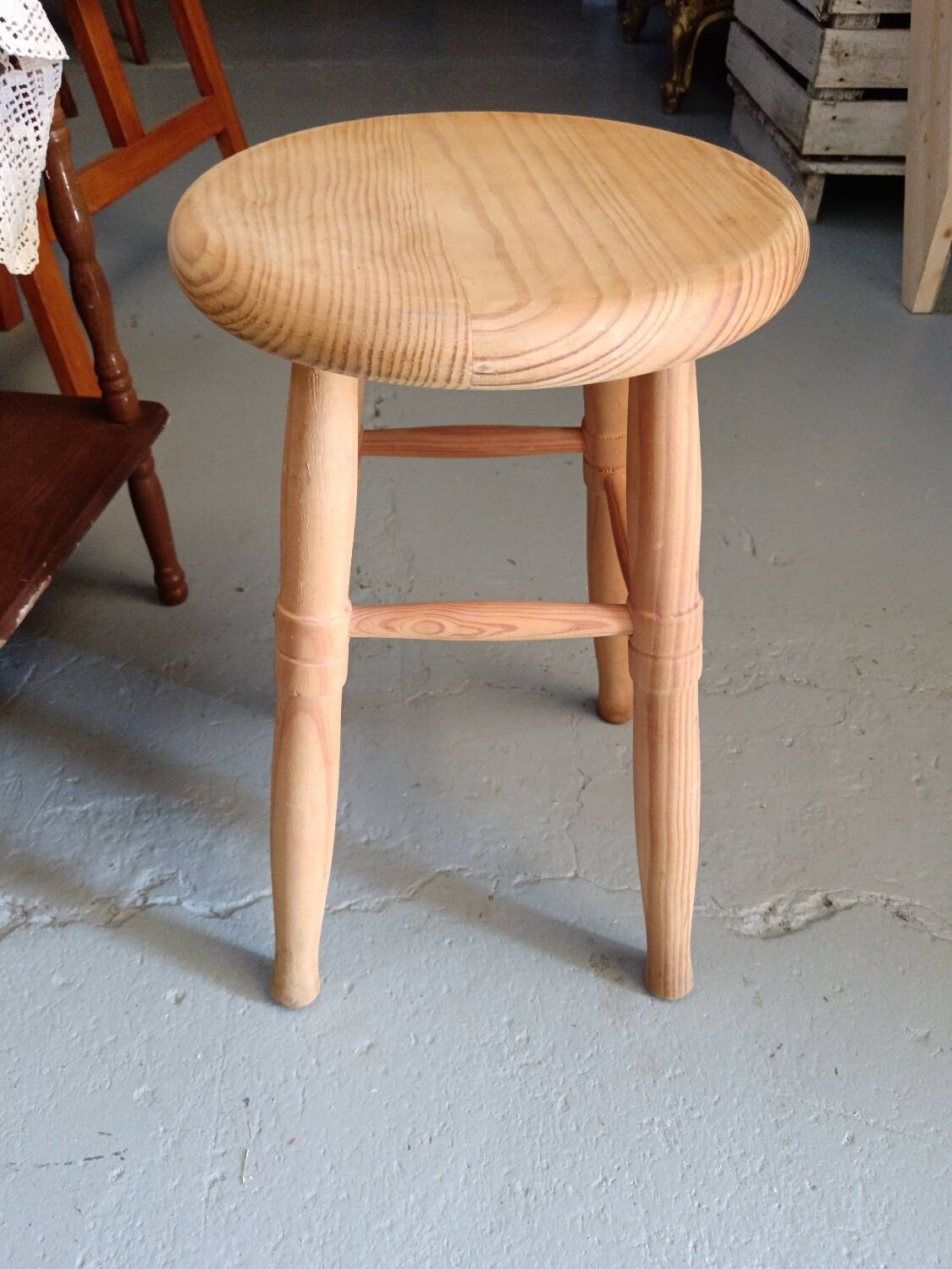 Wooden stool