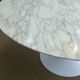 Round table "tulip 137" in marble, Eero Saarinen, Knoll 1960