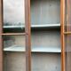 Small antique dresser in grey wood colour.