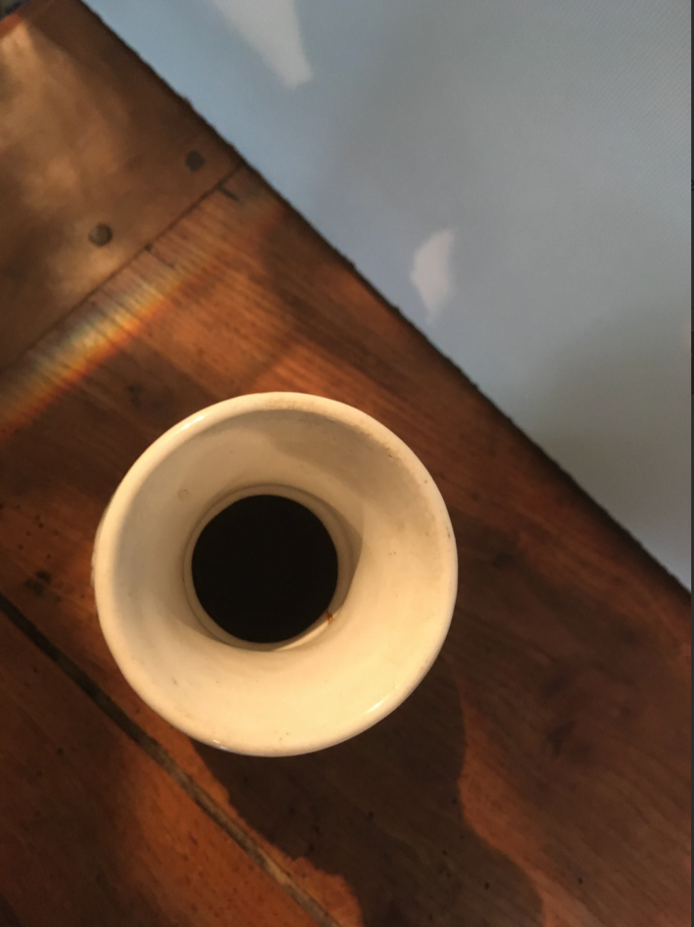 White vase