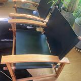 Paire de fauteuils « safari « vintage HYLLINGE MŌBLER