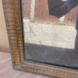 Mirror period louis XVI late eighteenth hau 60 x 44 cm