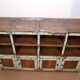 Old Burmese teak craft furniture with original blue patina