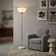 Vintage chrome metal floor lamp, Italy, 1970s