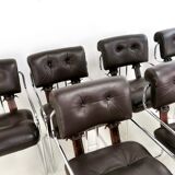 Set of 6 Tucroma chairs by Guido Faleschini