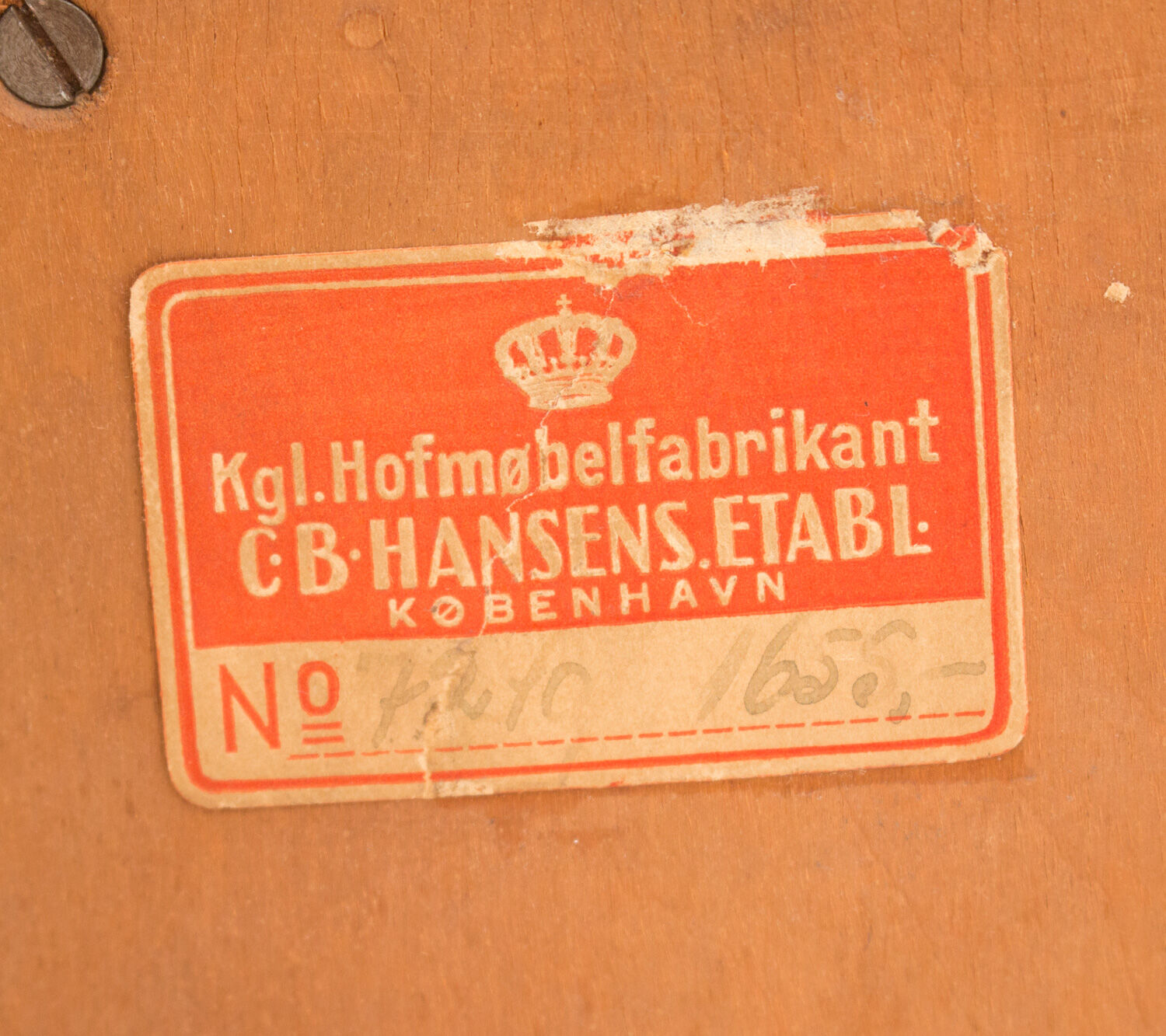 Danish mahogany buffet by CB Hansens