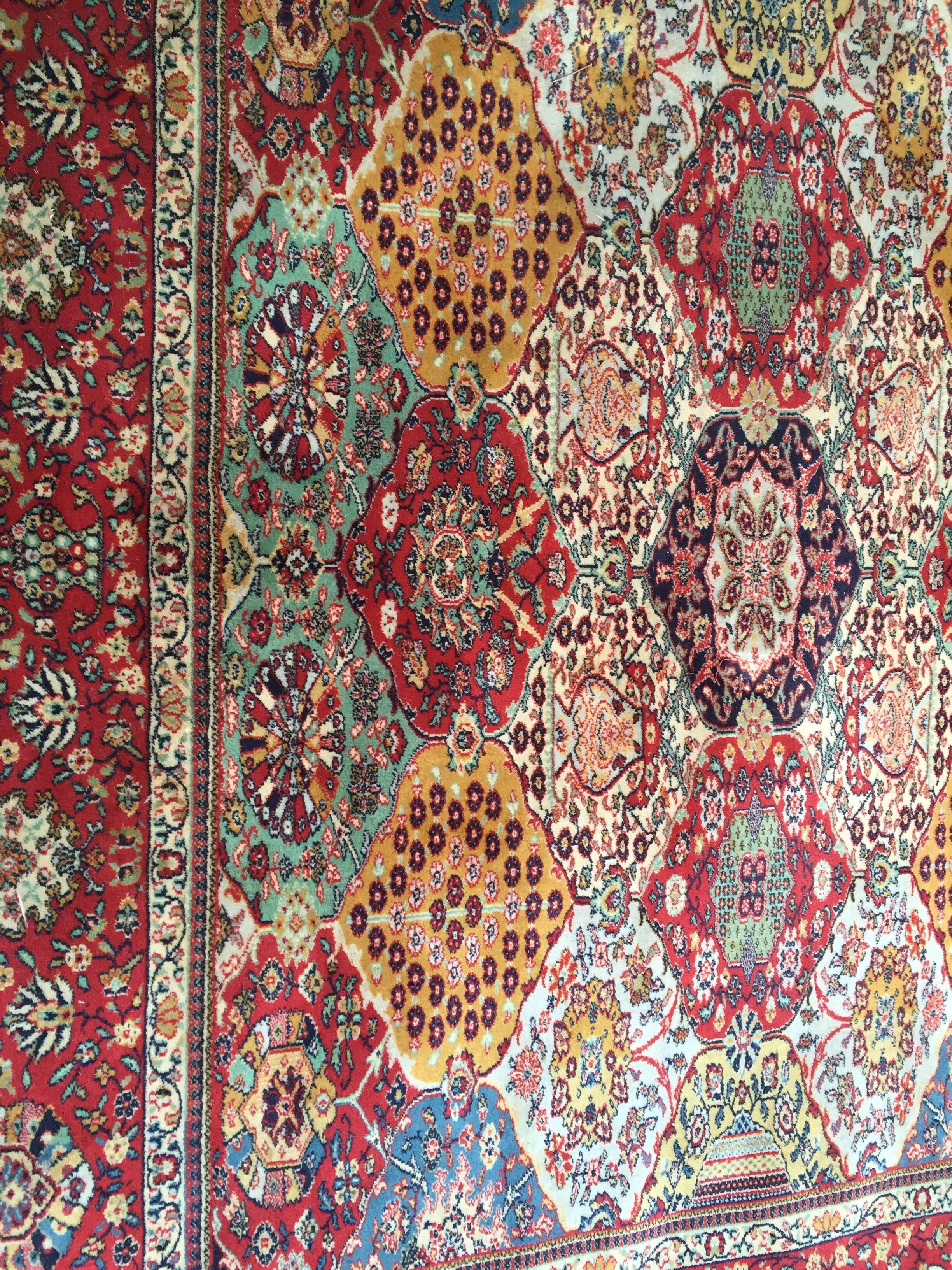 Tapis artisanal Asie centrale 194 x 302 cm