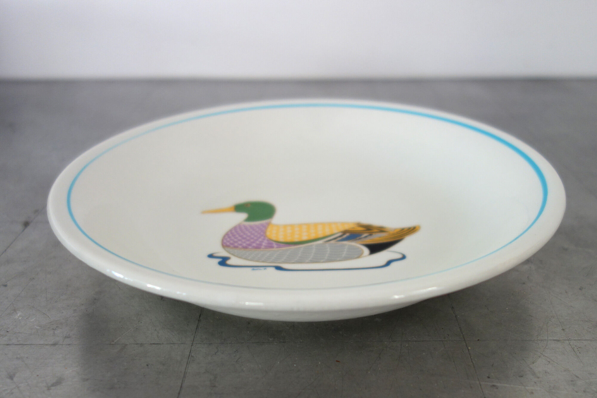 Set of 8 hollow plates Ceraminter, Italy