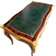 Marquetry and gilded bronze desk signed rinck in paris