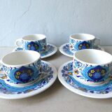 4 cup and sub cup set, Villeroy - Boch, model Izmir