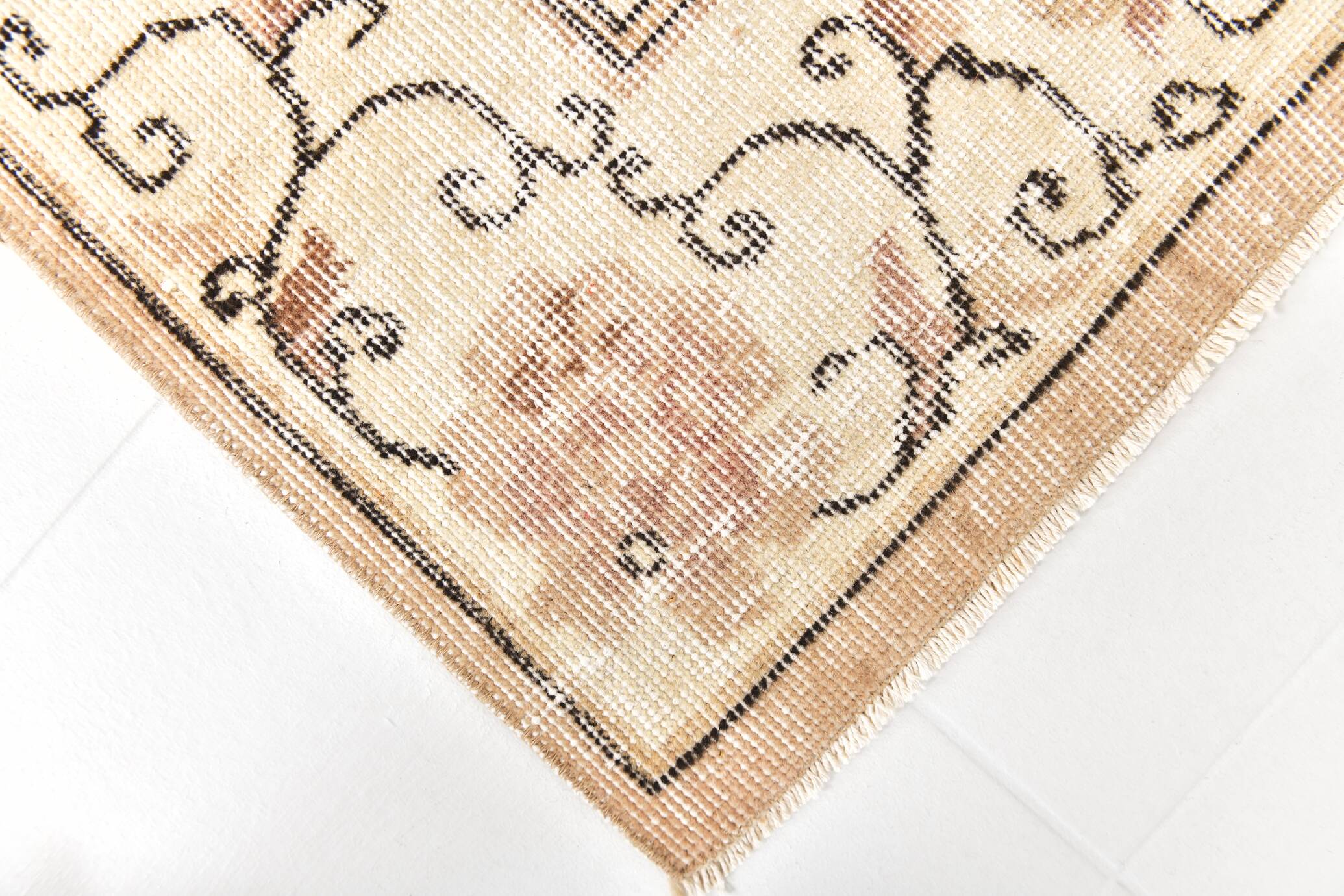 Tapis vintage floral turc