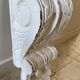 White Patinated Wall Console Shelf