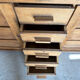 Renovated antique solid wood sideboard