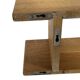 Vintage oak wall / book shelf 1970s wood minimalist design