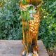 Retro Grapevine Barbotine Vase