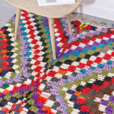 Carpet Boucherouite Moroccan Vintage, 202 x 132