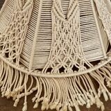 Suspension, baladeuse en coton tressé