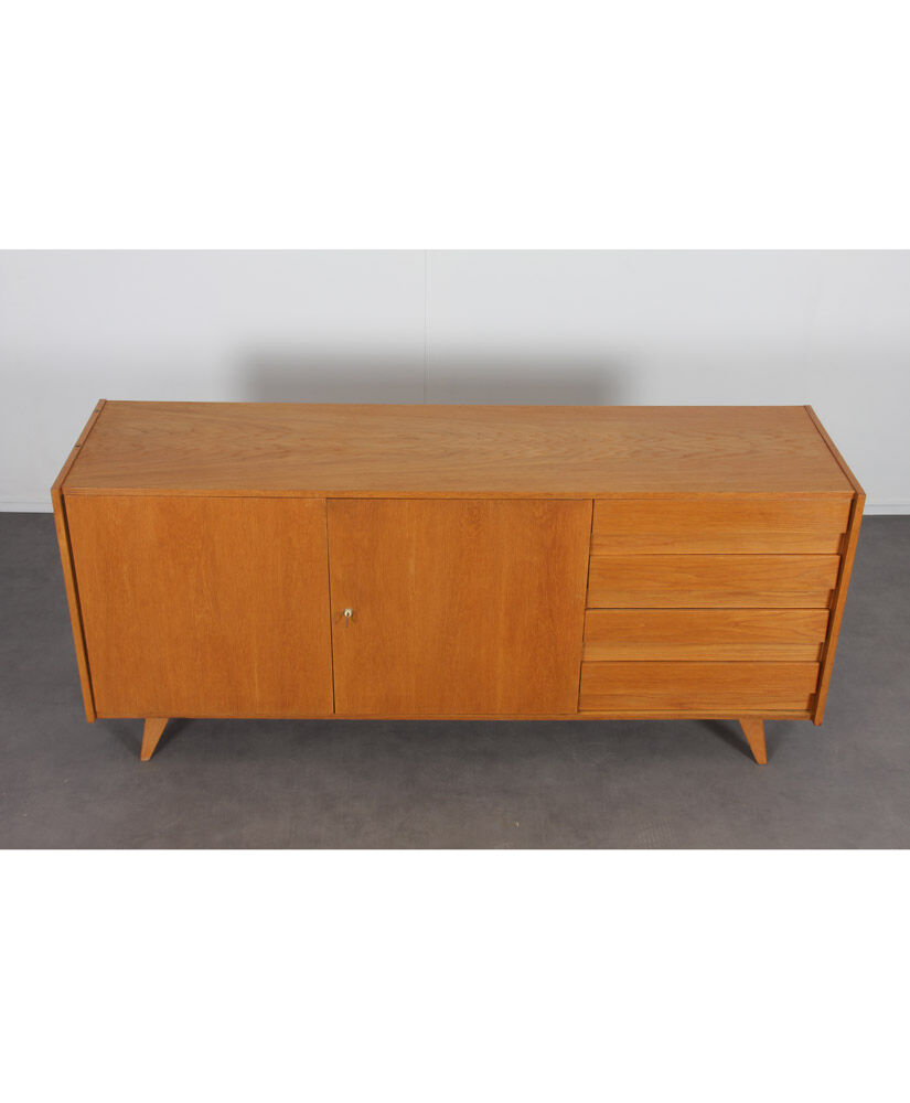 Oak row, U-460 model, Jiroutek for Interier Praha, 1960