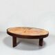 Roger Capron Herbier coffee table signed—vintage ceramic, Vallauris