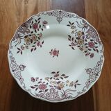 6 polychrome ironstone soup plates