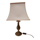 Lampe de table style louis xv en bronze