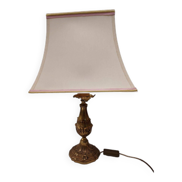 Louis xv style table lamp in bronze