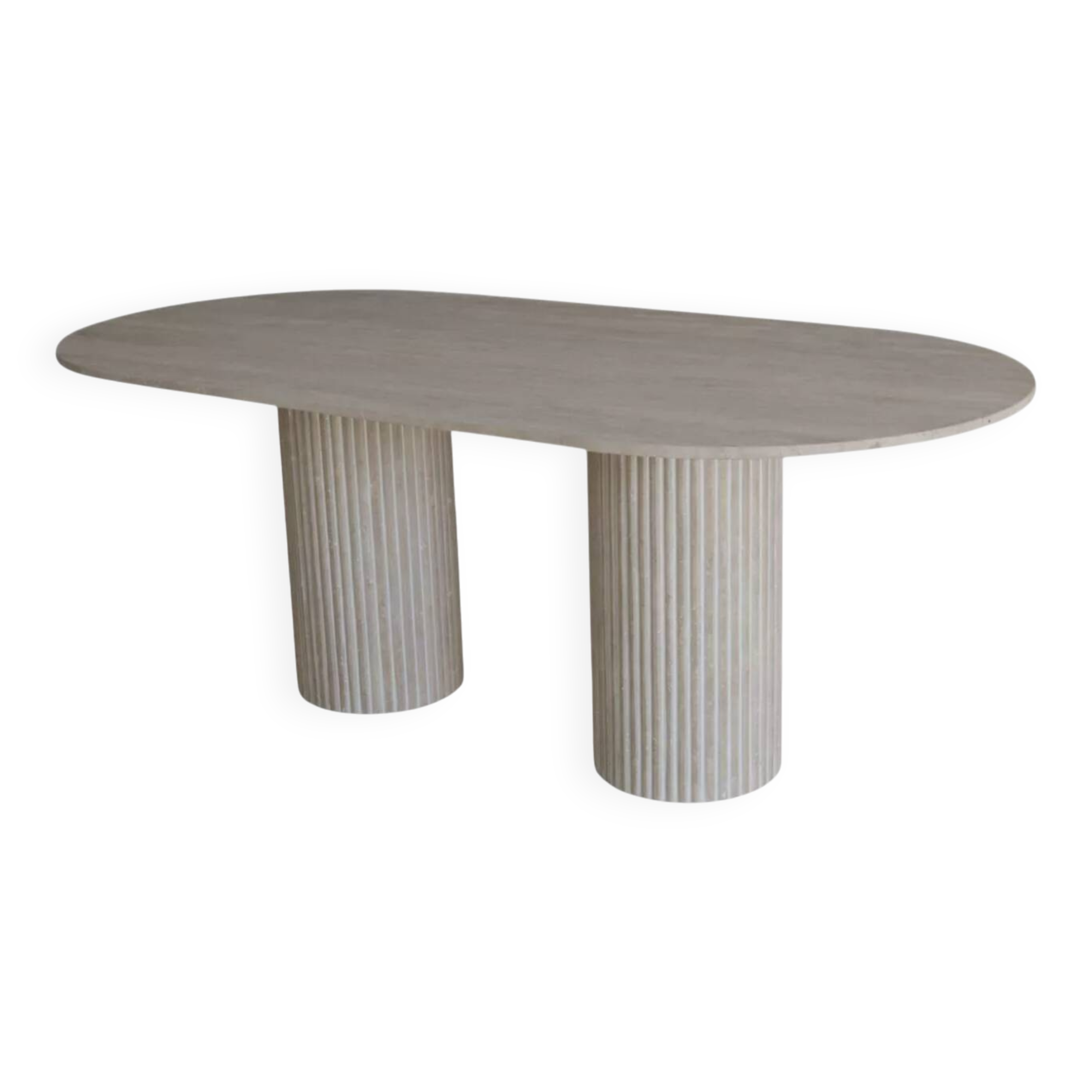 Dining table - Natural Travertine