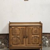 Oak sideboard 1970 Guillerme and Chambron for Your Home Circa edition