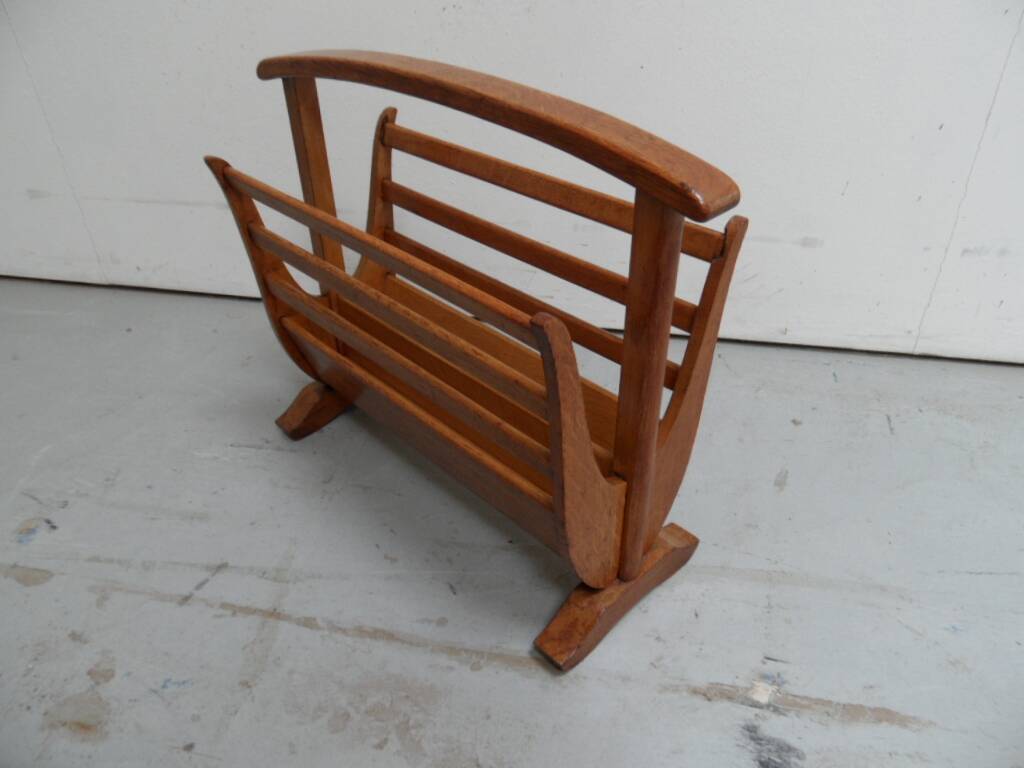 Vintage magazine rack 1950's