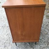 Chest of drawers vintage feet compass metal