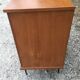 Commode vintage pieds compas metal