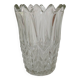 Glass vase, "wheat ears" motif