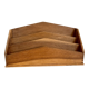 Porte-courrier en bois vintage