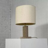 Vintage marble and brass lamp