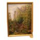 Oil painting on panel Ruggiero animated orientalist landscape Orientalism