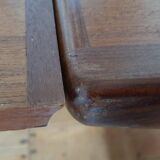 Scandinavian style extendable teak table