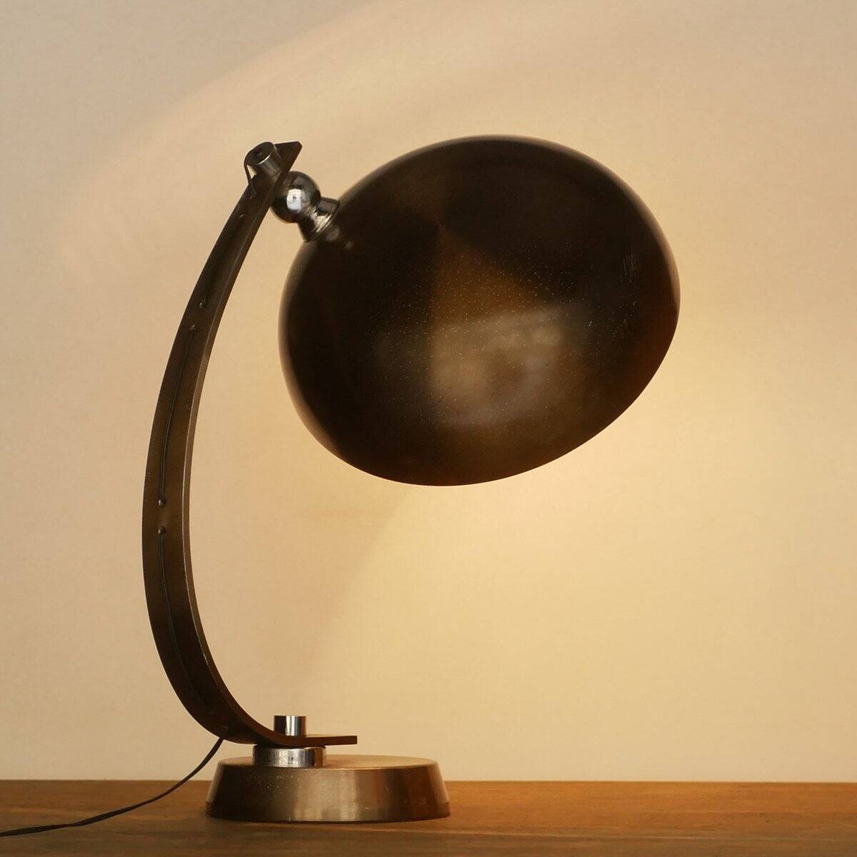 Lampe de table vintage d'Angelo Lelii pour Arredoluce, années 70