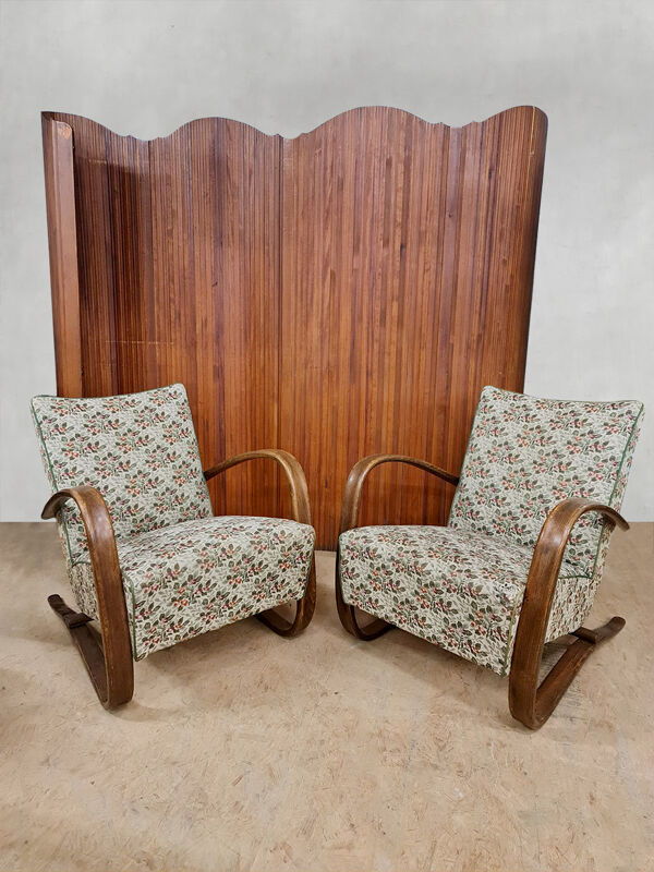 Fauteuil Art Déco Jindrich Halabala H-269